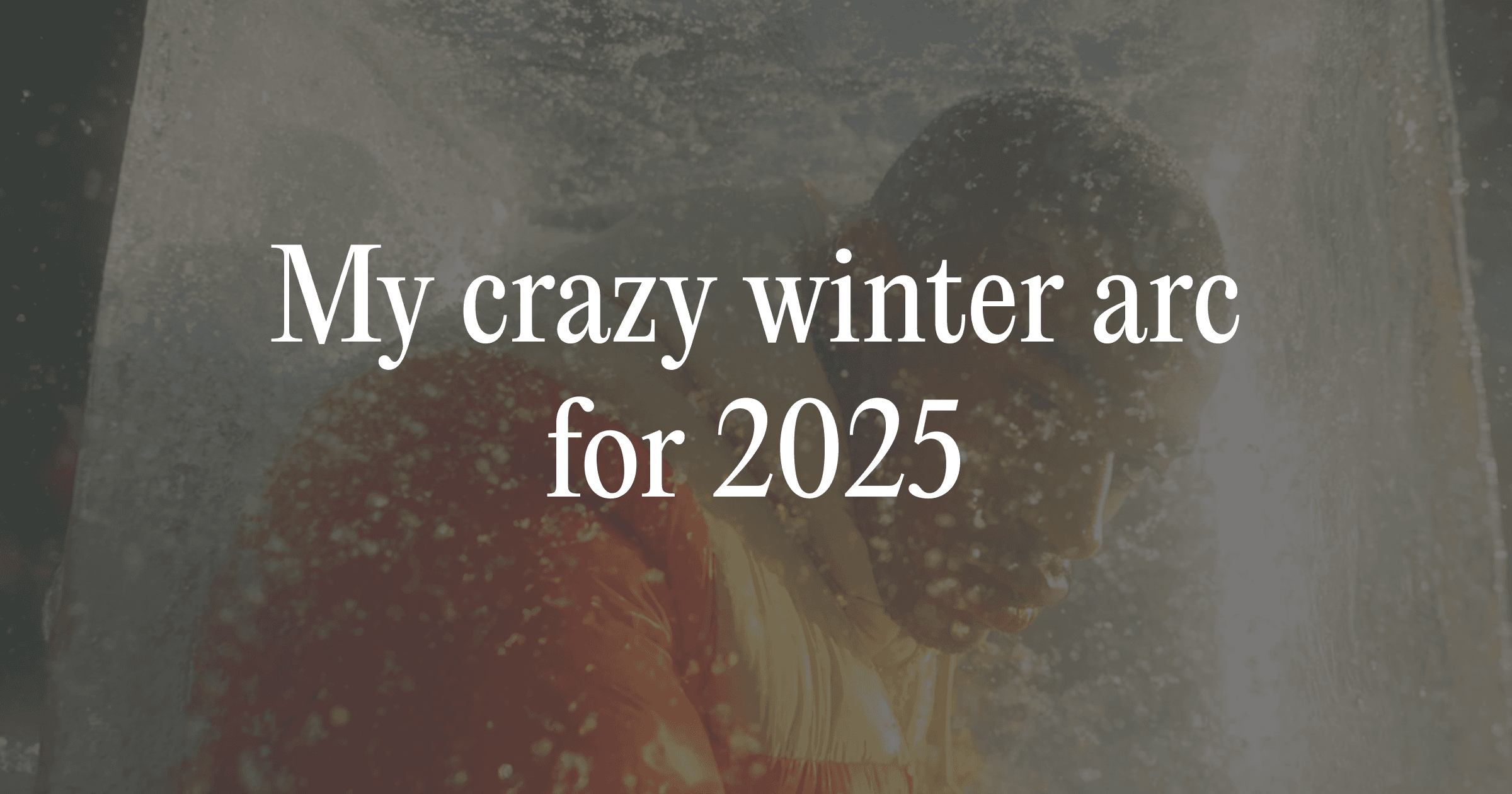 Getting back at track in this winter